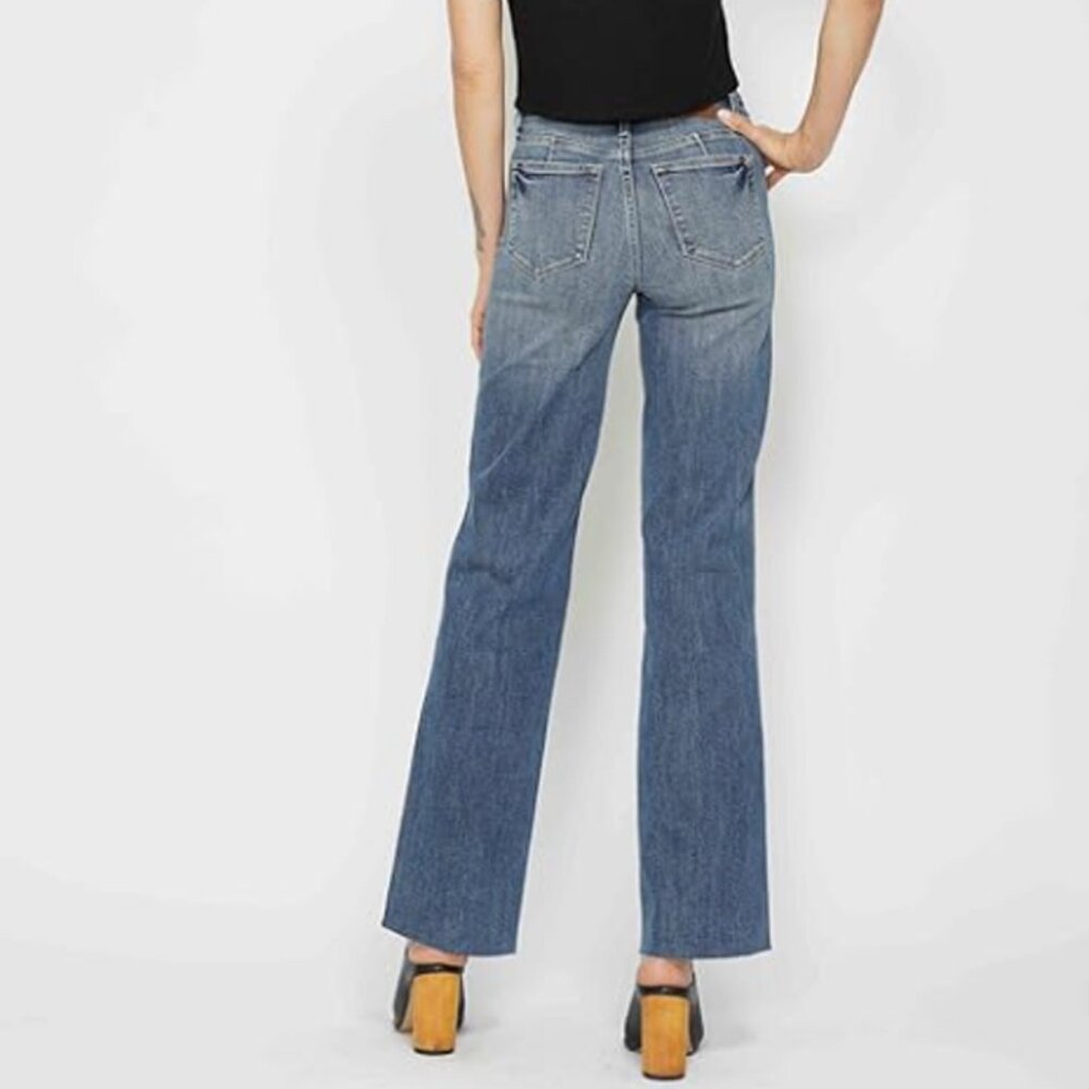 Judy Blue High-Rise Tummy Control Vintage Wash Straight Leg Jeans - Picture 3 of 3
